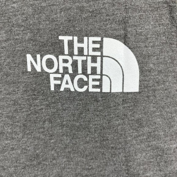 The North Face Mens Shirt XXL Gray Long Sleeve Big Logo Pullover Outdoors - Picture 2 of 10